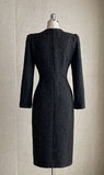 Duel Glitter Pocket Tweed One Piece