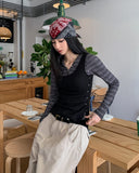 Says side button open sleeveless