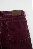 Heavy warm corduroy wide pants