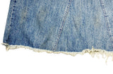Haul Damage Washing Denim Long Skirt