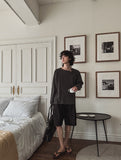 Bor Pigment Snap Long Sleeve