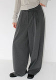 PINSTRIPE STRAP SLACKS