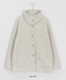 Nieti Fleece High Neck Half Coat