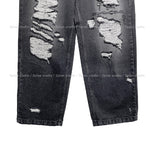 Funky Damage Wide Denim Pants