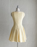 Kelly Tweed Sleeveless Mini Flare One Piece