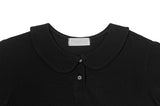 Bilo Frill Round Collar Short Sleeve T-Shirt