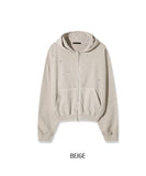Poming Vintage Pigment Hood Zip-Up