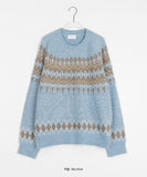 Santo Round Nordic Knit