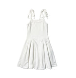 [Muffler set] Dev Flare Sleeveless Mini One Piece Set