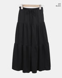 Buren Bocashi Long Flare Skirt