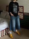 Vintage Lettering Hip-hop Tee