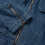 Riet biker denim jacket