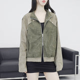 Biker Suede Jumper