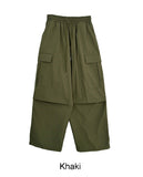 Peuon brushed nylon cargo pants