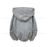 Mio Drape Hood Off-Shoulder Sweatshirt