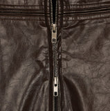 Glow Crack Leather Jacket