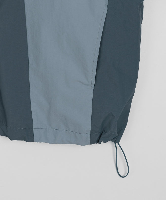 【BAON】[unisex] Netijyu String Color Over Hood Wind Jacket BAON (バオン) - [男女兼用]ネティジュストリングカラーオーバー