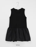 Boneki Balloon Layered Sleeveless One Piece