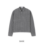 Mog Crop Check Shirt