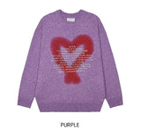 Kuro spray heart wool knitwear