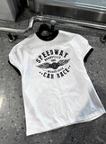Printing Ringer Short Sleeve T-shirt