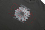 STITCH SLOGAN FLOWER CREWNECK