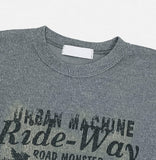 Ride Print Over Knit Tee