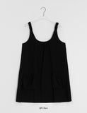 Hyons Layered Cargo Sleeveless One Piece