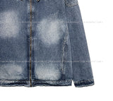 Chaser zipper denim jacket