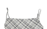 Roxy Check Unbalanced Layered Frill Sleeveless One Piece