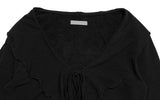 Ex Ribbon Ruffle Bolero Cardigan
