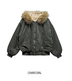 [Lining Fur] Trisher Raccoon Fur Cut Padding Jumper