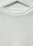 See-through net knit