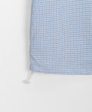 [BAONHAUS] Prive Check Zip-Up Hood Vest