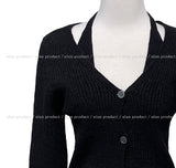 Krappy Halter Sleeveless Cardigan