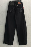 Denim-Hi Wide Pants