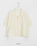 Meato Pocket String Short Sleeve Wind Jumper