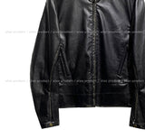 Villa Hand Washing Leather Biker Jacket