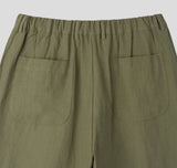 Cooling Linen Two-Tuck Wide Pants