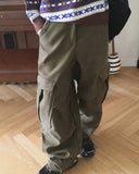 [Brushed] Simob Bijo Wide Big Cargo Pants