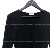 [U-BASIC] Cindy Ribbed Long Sleeve T-Shirt