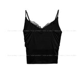 Chio shirring lace cap sleeveless