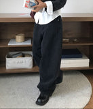 MIDNIGHT STRIPE WIDE PANTS