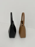 Pintuck Square Handbag