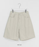[Unisex] Pengu Summer Cotton Banding Bermuda Pants