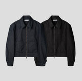 Chase Herringbone Denim Jacket