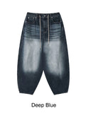 Reuben Balloon Banding Denim Pants