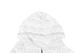 Keusi Rose See-through Lace Hood Zip-Up