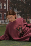 RIBBON CAT Raglan Pigment Sweatshirt