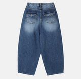 Lip Pocket Brush Denim Pants